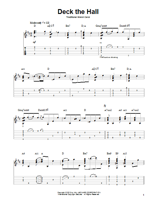 Jake Reichbart Deck The Hall Sheet Music