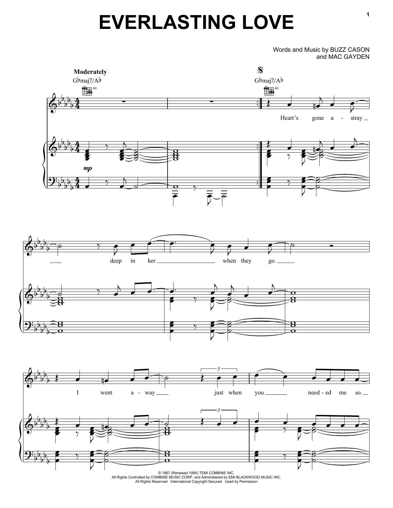 Jamie Cullum Everlasting Love Sheet Music