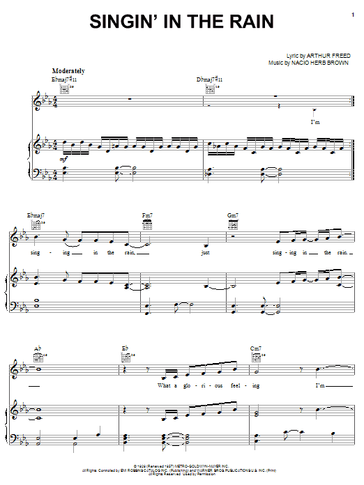 Jamie Cullum Singin' In The Rain Sheet Music