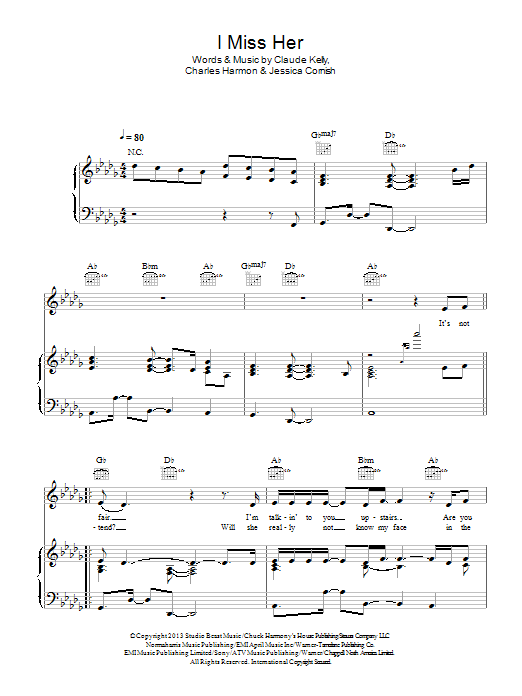 Jessie J I Miss Her Sheet Music