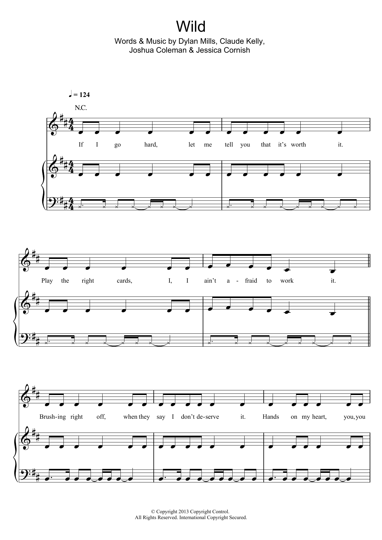 Jessie J Wild Sheet Music