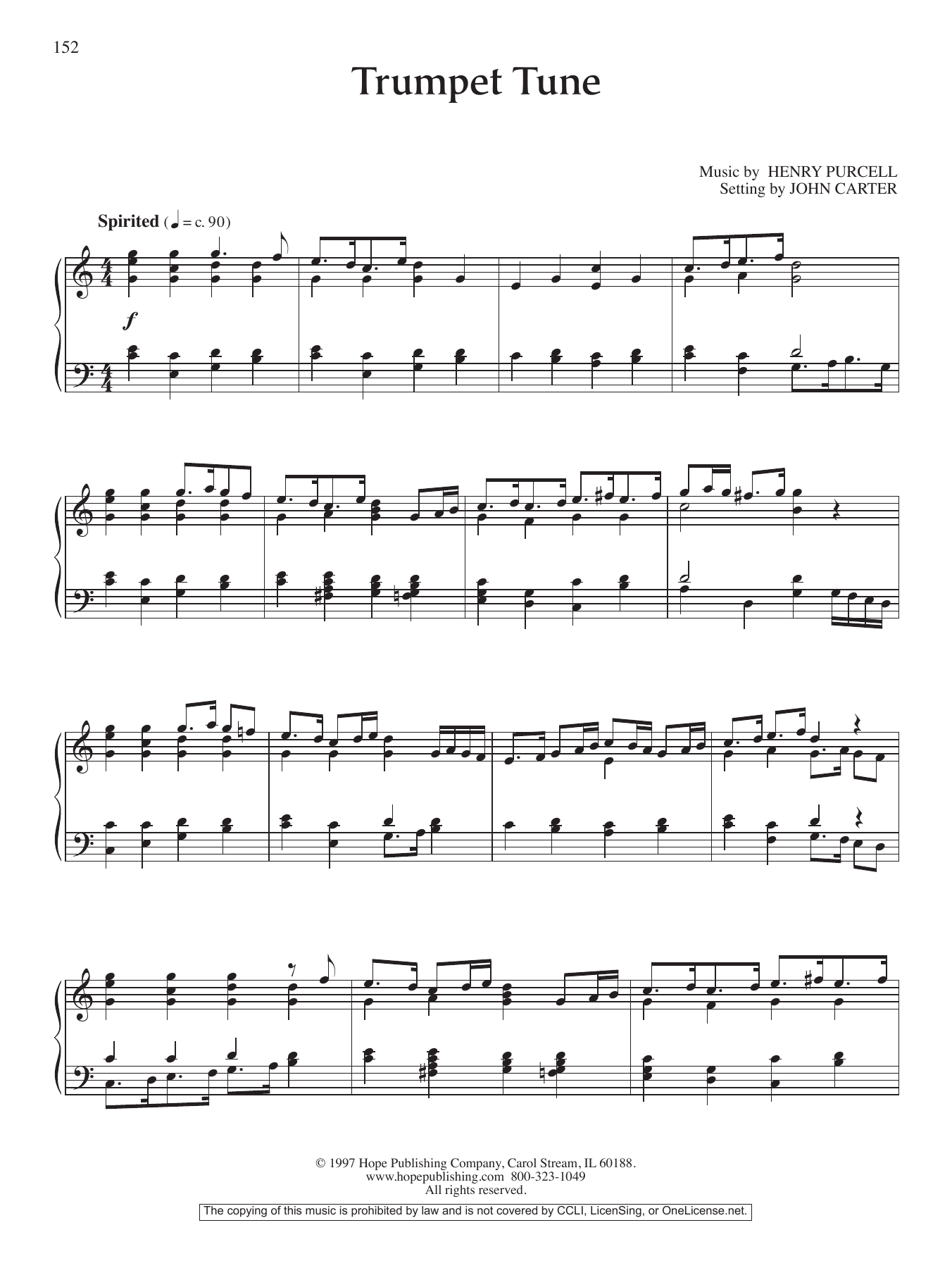 John Carter Trumpet Tune Sheet Music