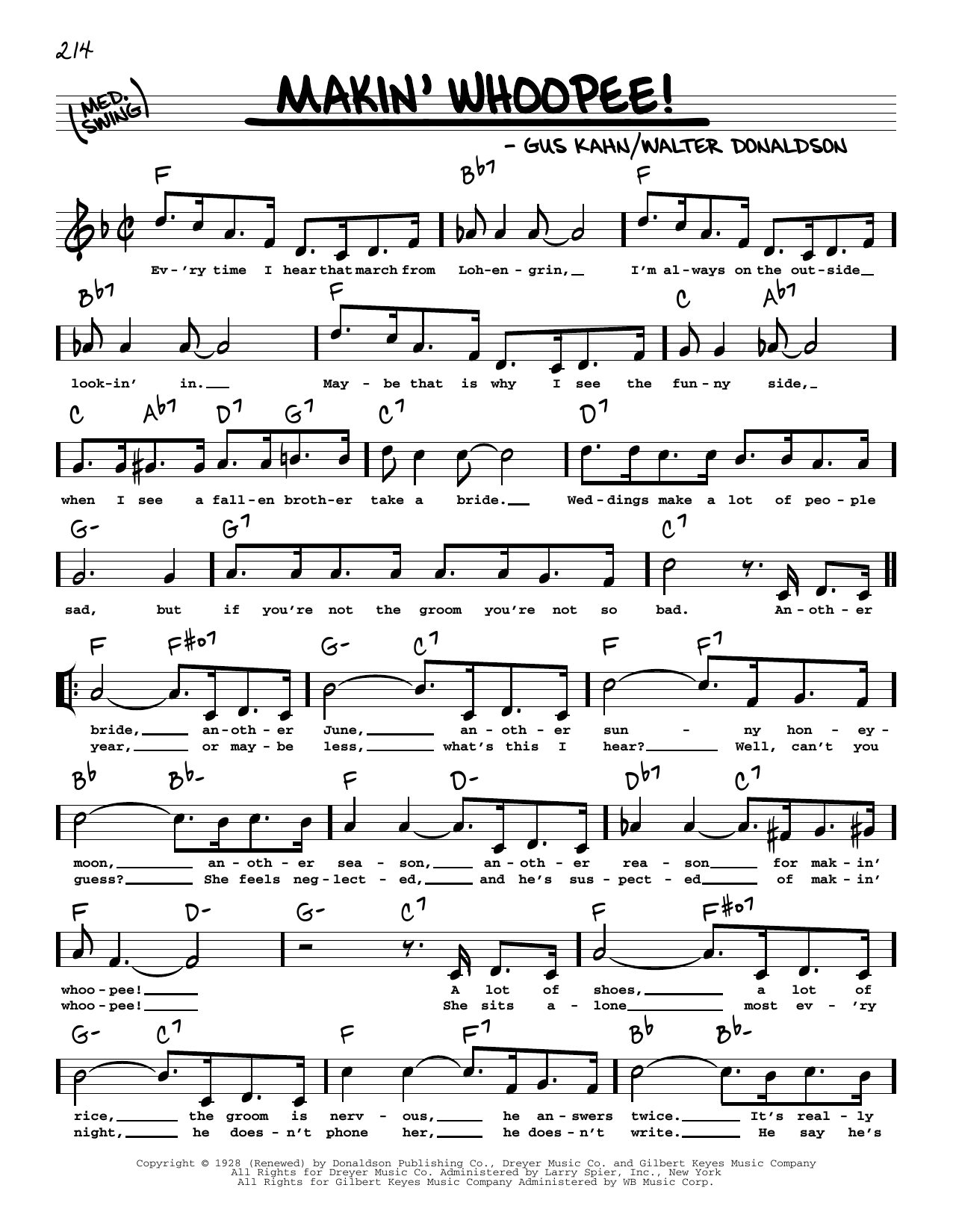 John Hicks Makin' Whoopee! (arr. Robert Rawlins) Sheet Music
