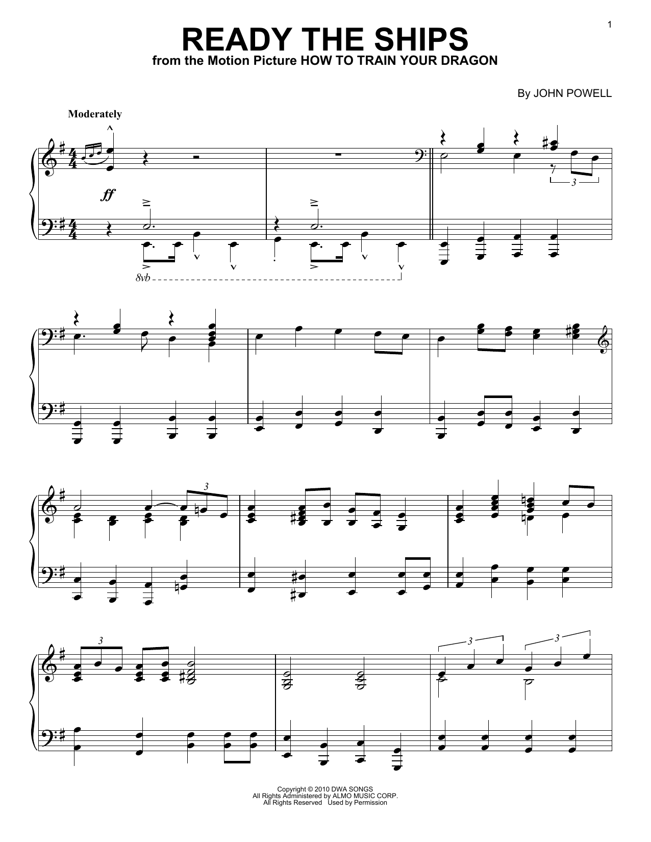 John Powell Ready The Ships Sheet Music