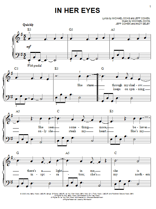 Josh Groban In Her Eyes Sheet Music