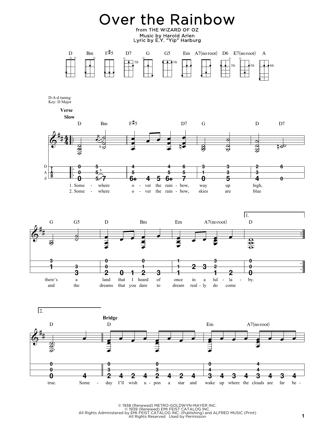 Judy Garland Over The Rainbow (from The Wizard Of Oz) (arr. Steven B. Eulberg) Sheet Music