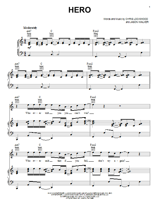 Kutless Hero Sheet Music