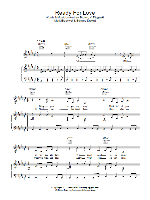 LAWSON Are You Ready? Sheet Music