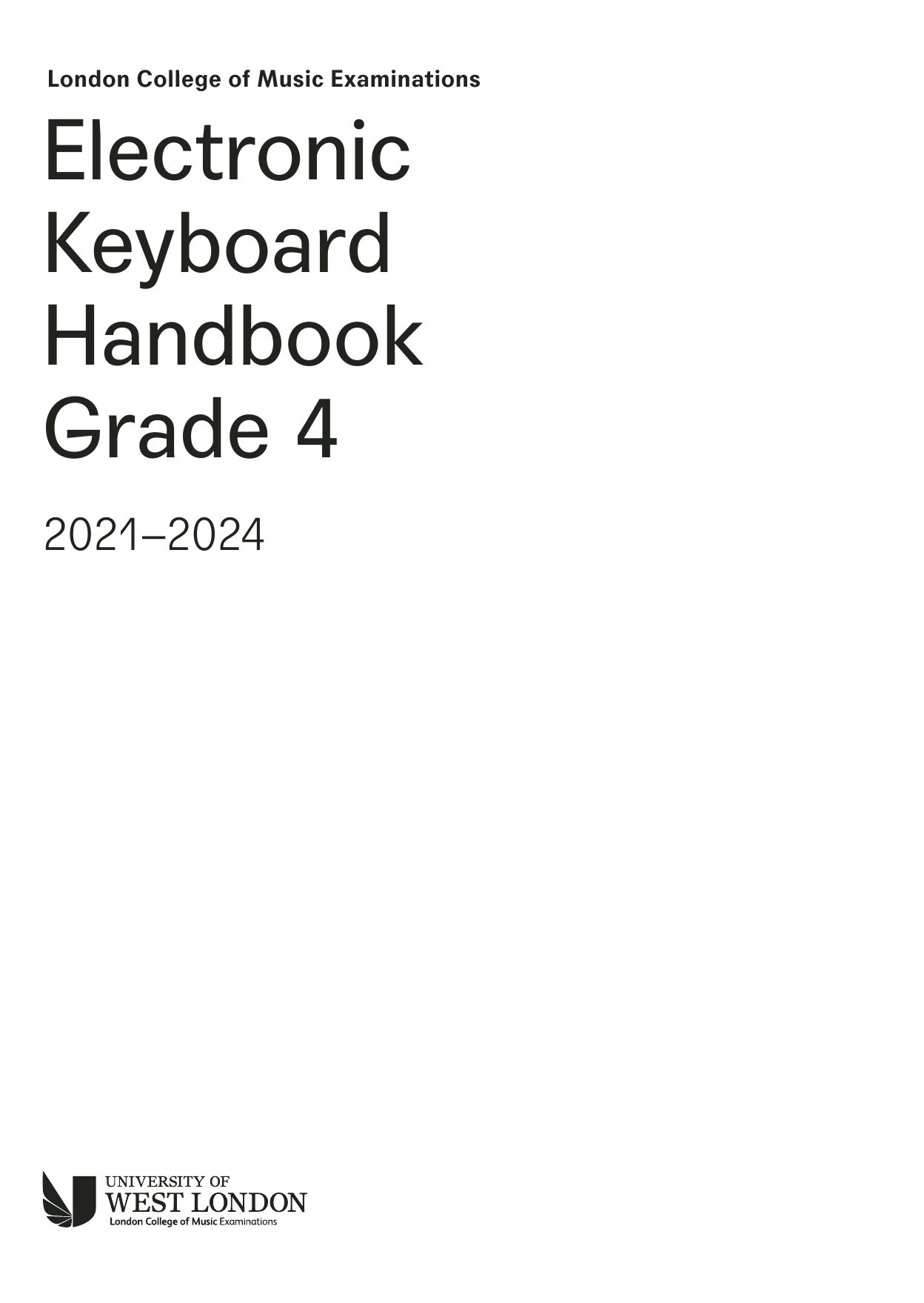 LCME LCME Electronic Keyboard Handbook 2021 Grade 4 Sheet Music