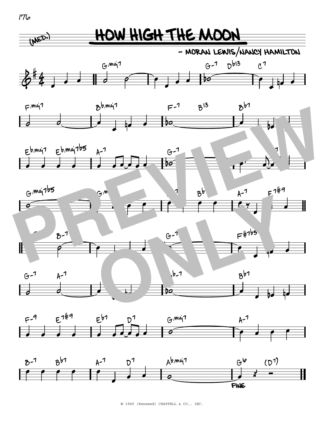 Les Paul & Mary Ford How High The Moon [Reharmonized version] (arr. Jack Grassel) Sheet Music
