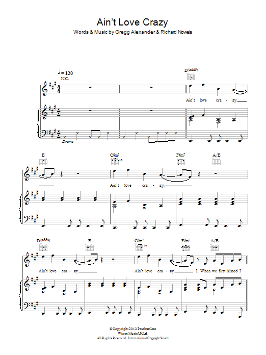 Lilygreen & Maguire Ain't Love Crazy Sheet Music
