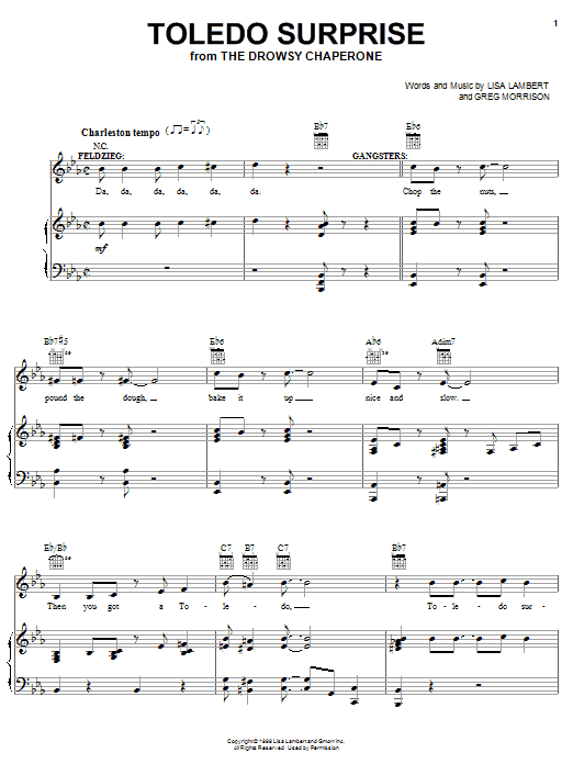 Lisa Lambert Toledo Surprise Sheet Music