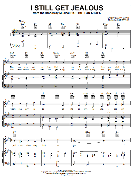 Louis Armstrong I Still Get Jealous Sheet Music