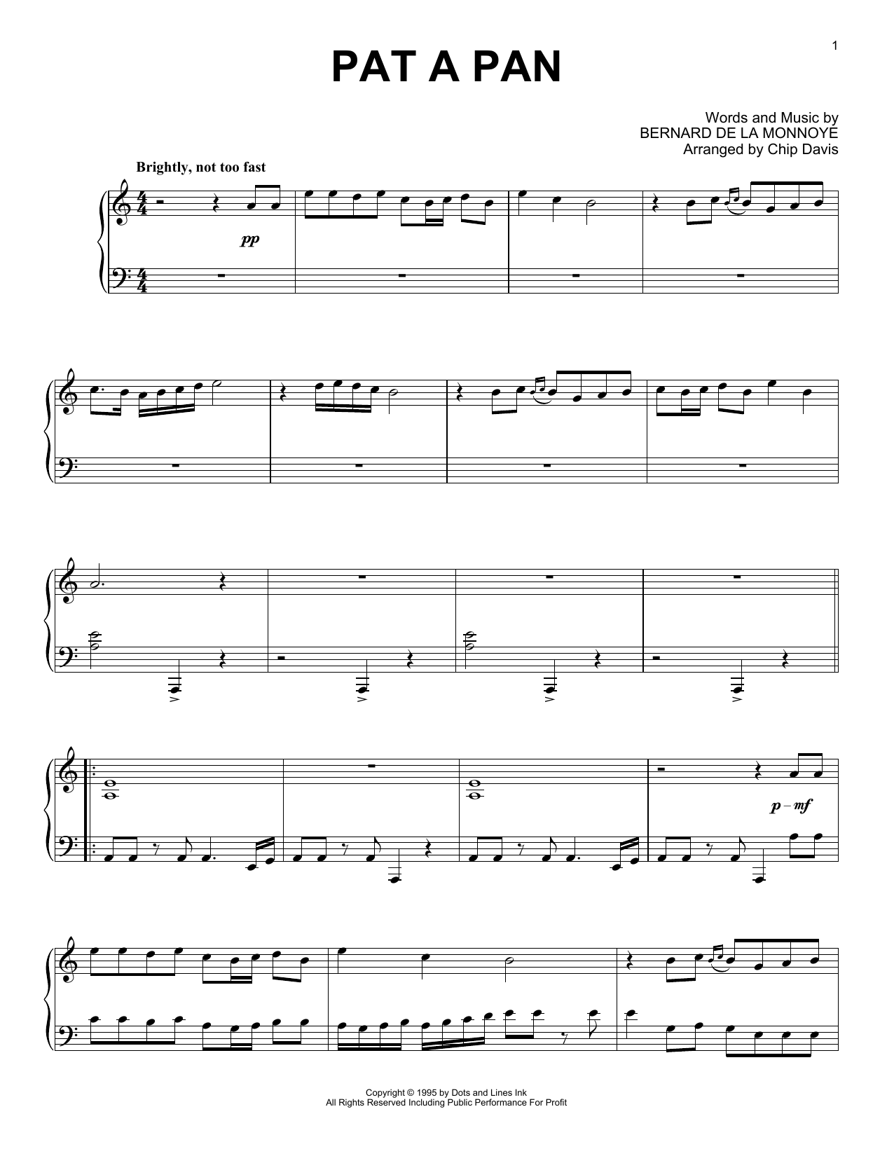Mannheim Steamroller Pat A Pan Sheet Music