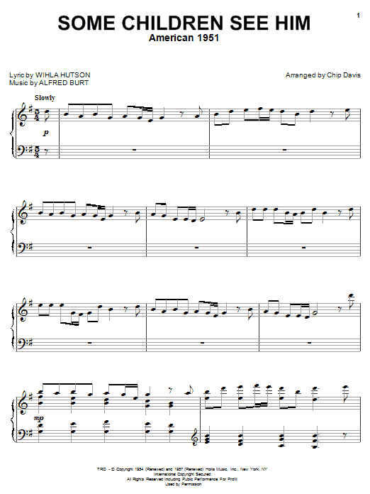 Mannheim Steamroller Some Children See Him Sheet Music