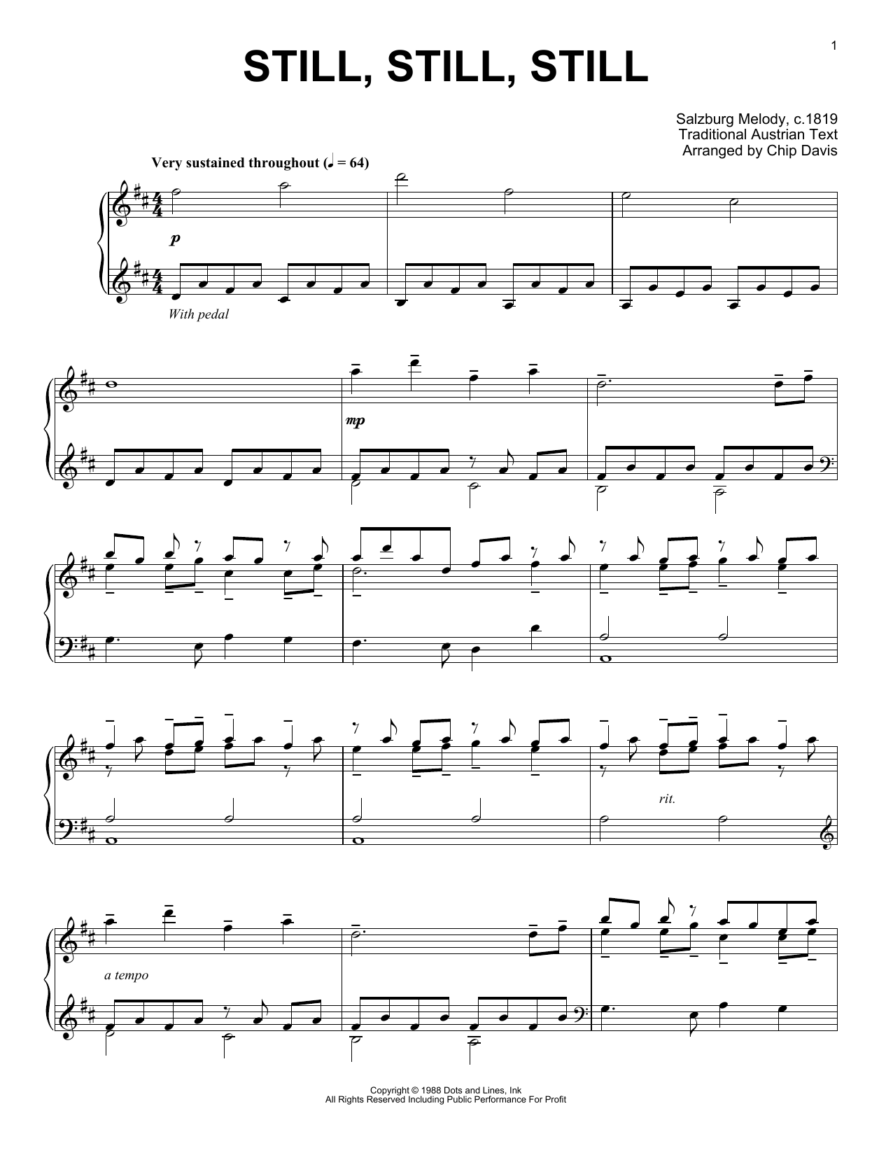 Mannheim Steamroller Still, Still, Still Sheet Music