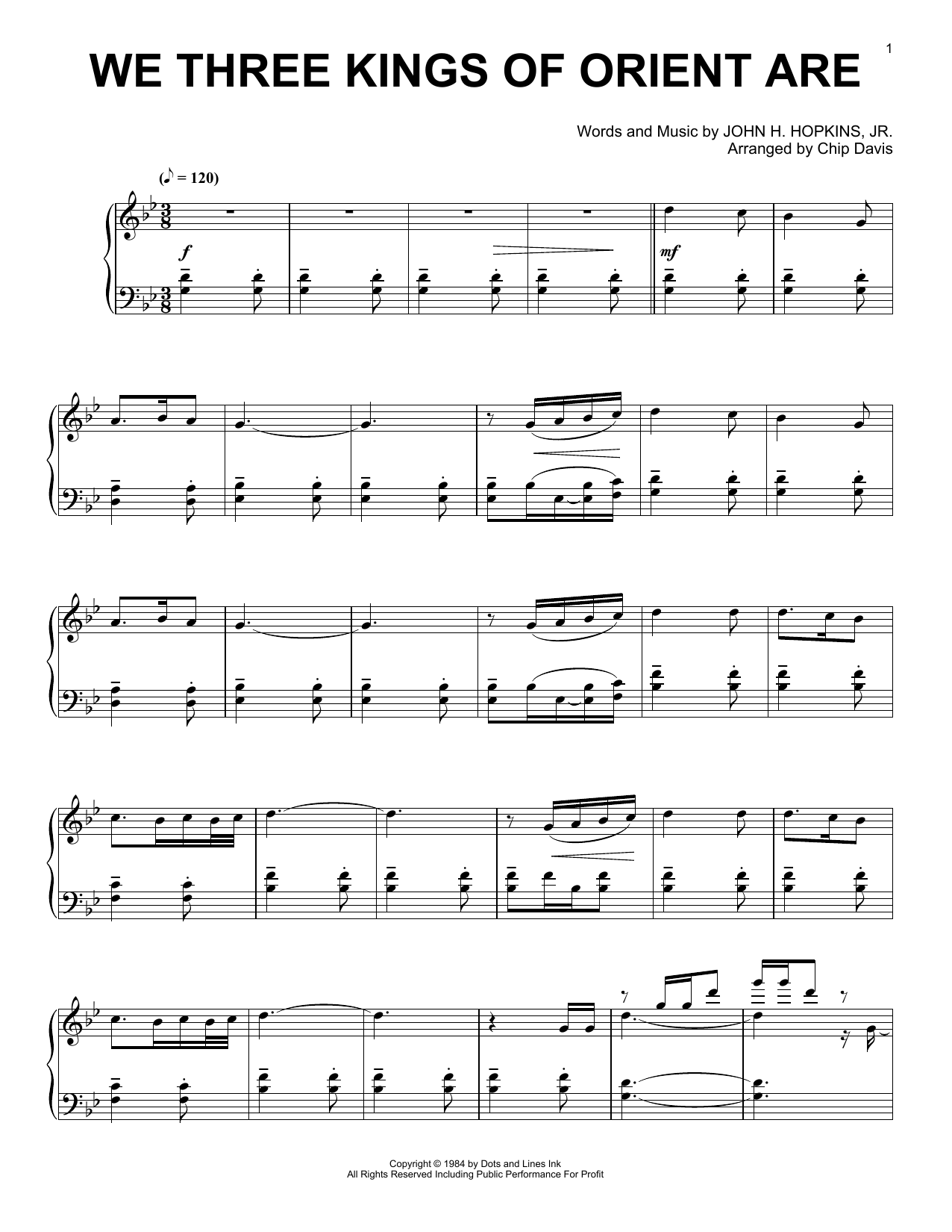 Mannheim Steamroller We Three Kings Of Orient Are Sheet Music