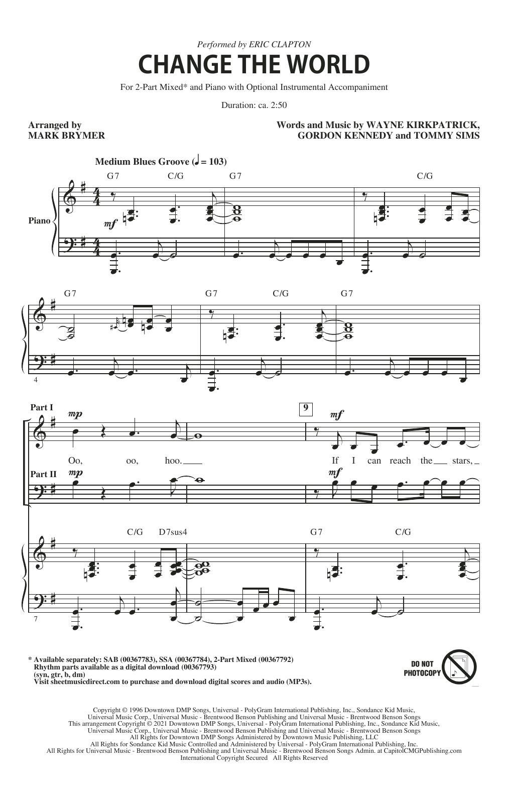 Mark Brymer Songs Of Hope (Choral Collection) Sheet Music