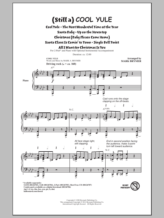 Mark Brymer (Still A) Cool Yule (Choral Medley) Sheet Music