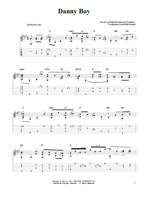 Mark Phillips Danny Boy Sheet Music