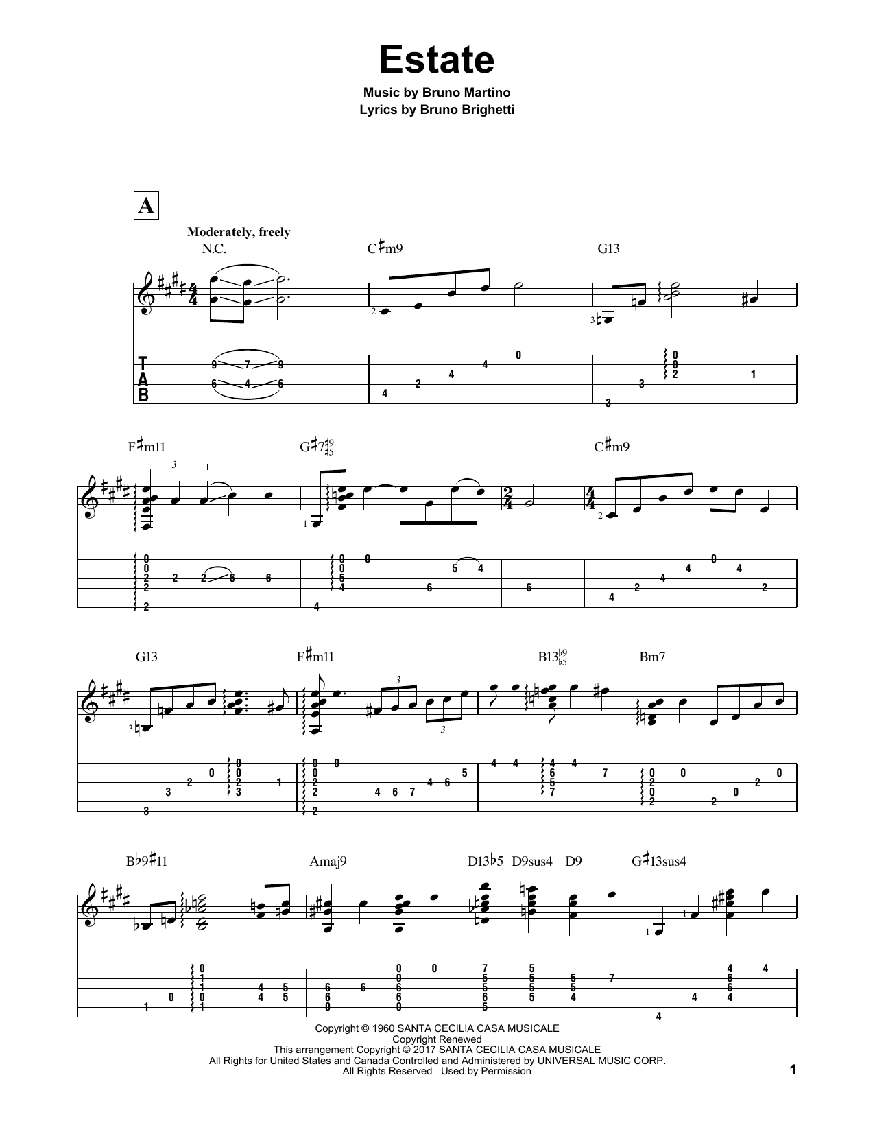 Matt Otten Estate Sheet Music