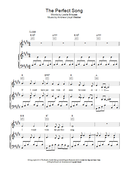Michael Ball The Perfect Song Sheet Music