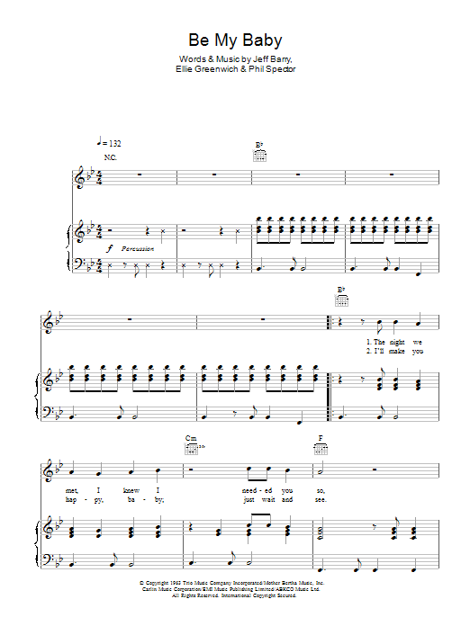 Michael Buble Be My Baby Sheet Music