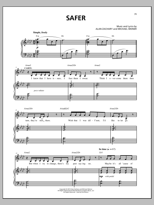 Michael Weiner Safer Sheet Music