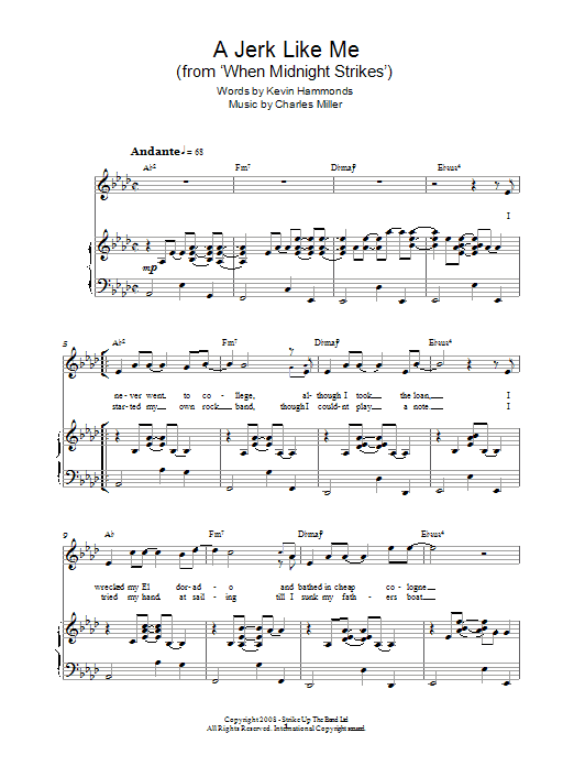 Miller & Hammonds A Jerk Like Me Sheet Music
