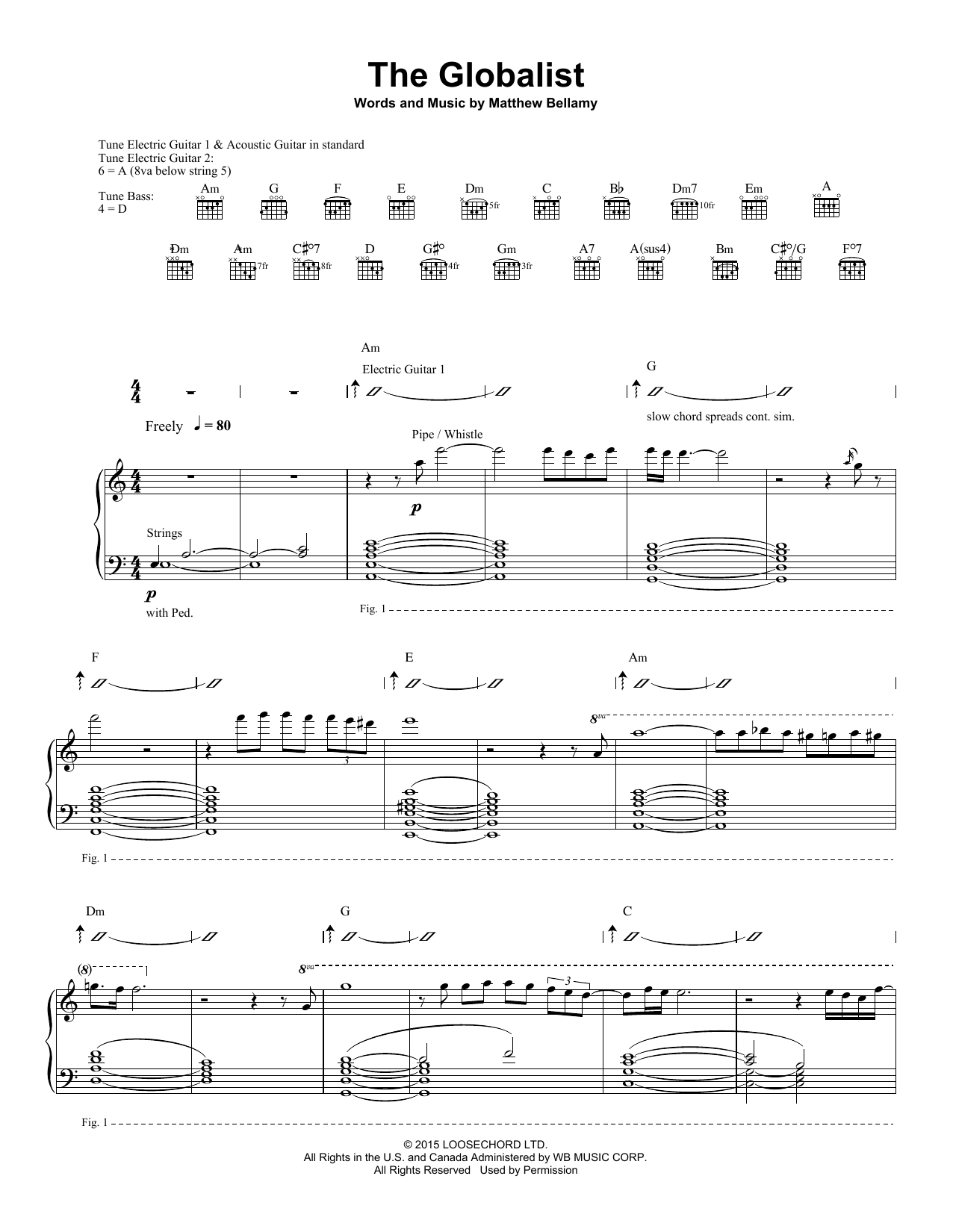 Muse The Globalist Sheet Music