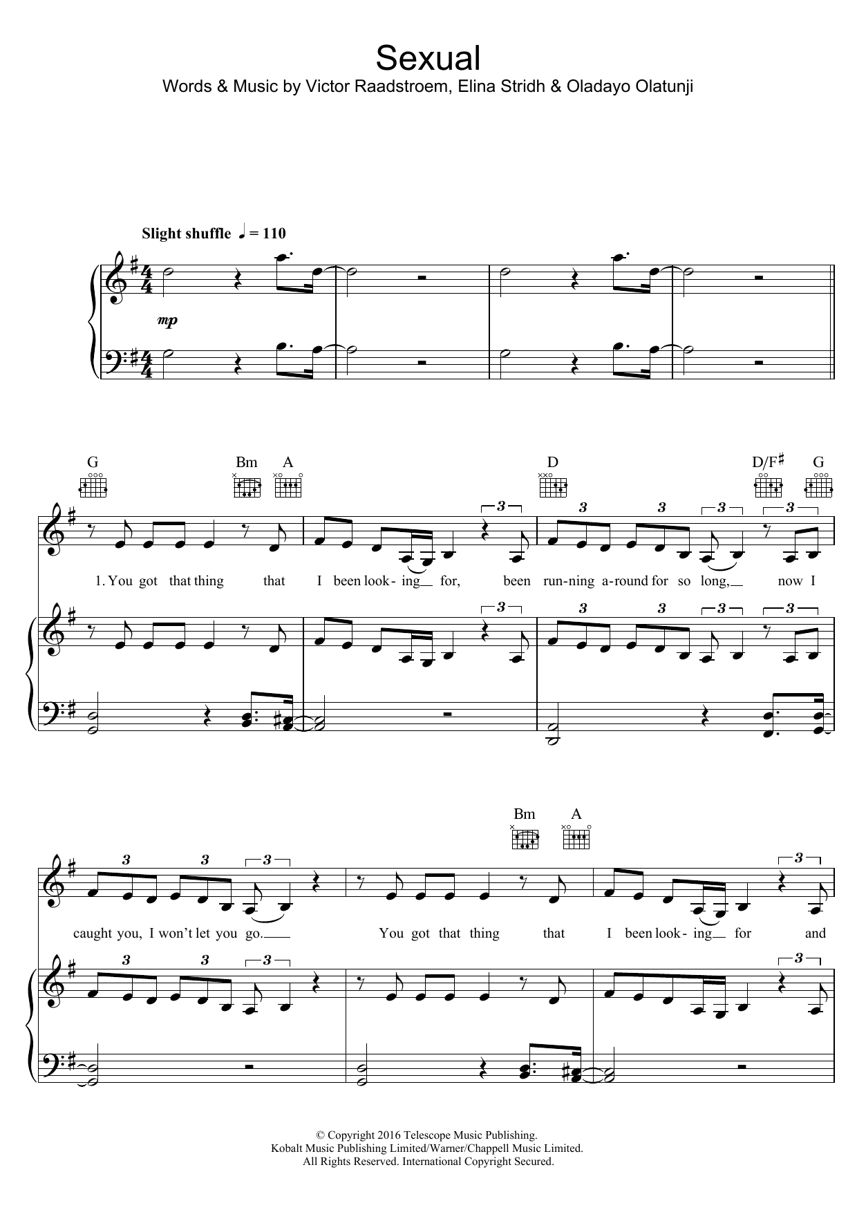 NEIKED Sexual (featuring Dyo) Sheet Music