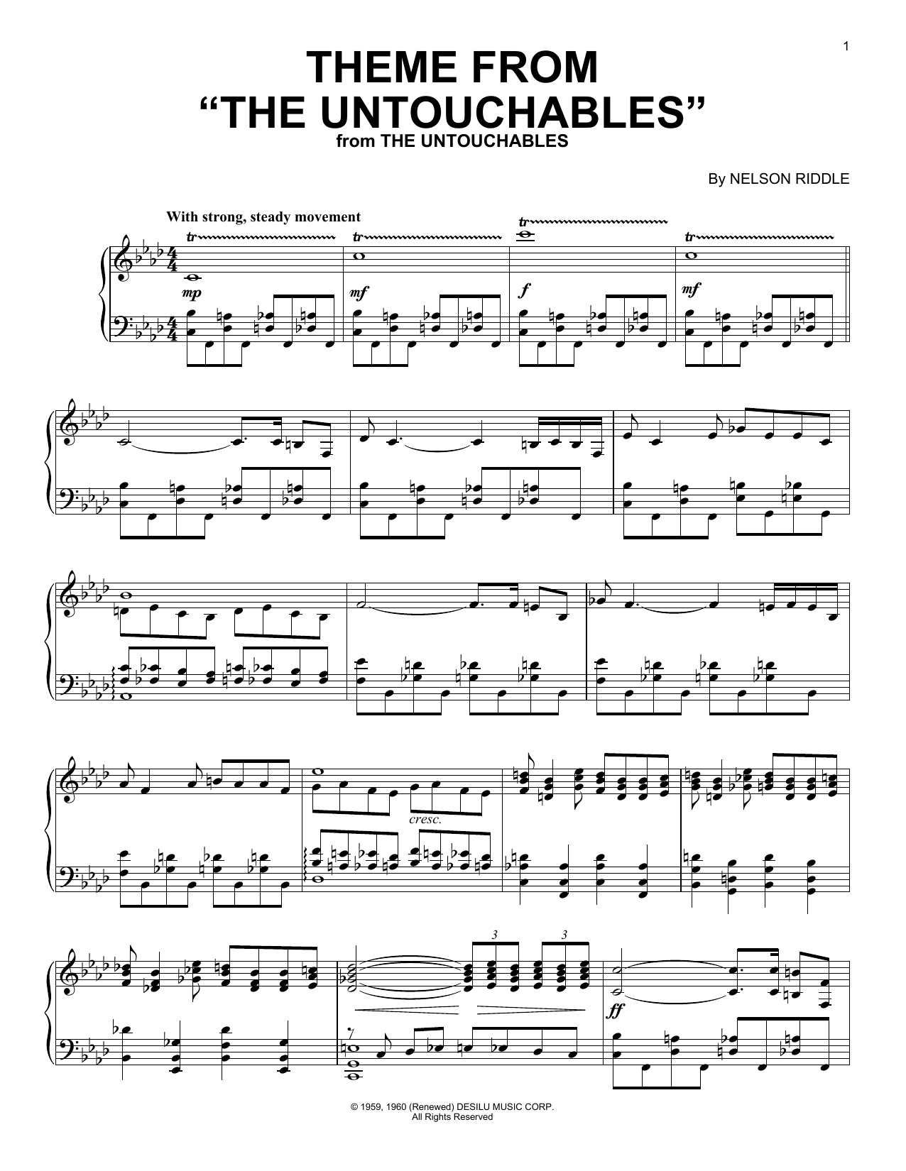 Nelson Riddle Theme From 