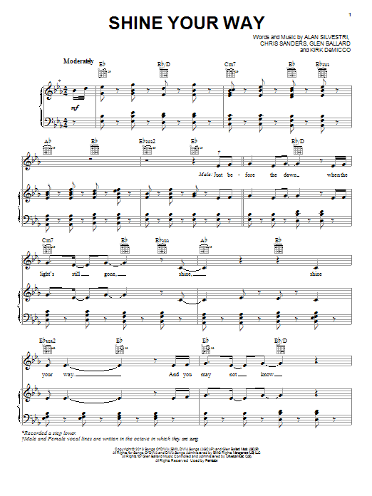 Owl City and Yuna Shine Your Way Sheet Music