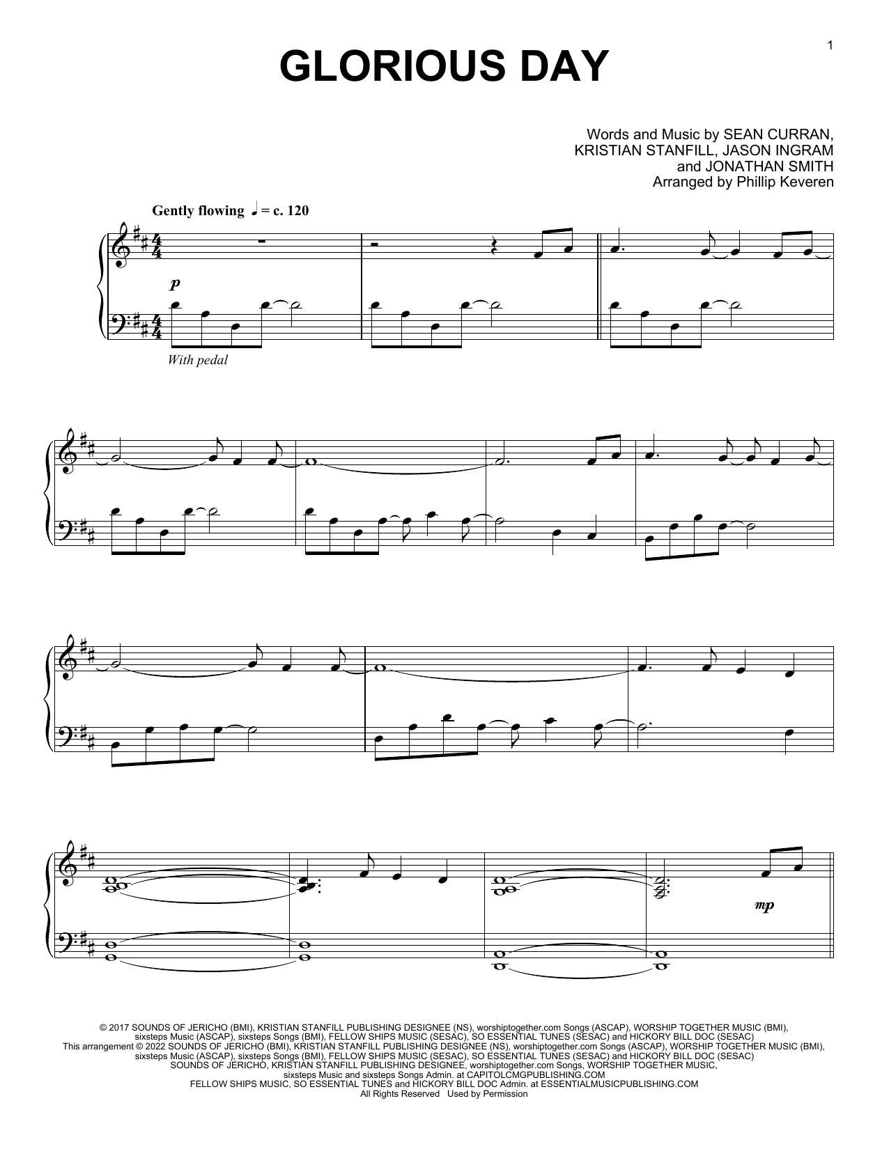 Passion Glorious Day (arr. Phillip Keveren) Sheet Music