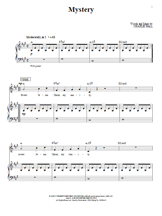 Passion Mystery Sheet Music