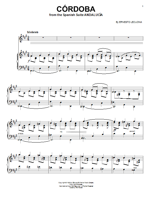 Paul Posnak Cordoba Sheet Music