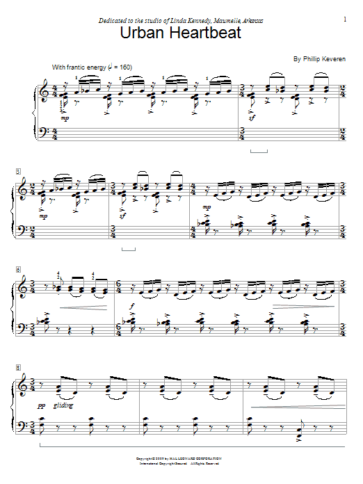 Phillip Keveren Urban Heartbeat Sheet Music