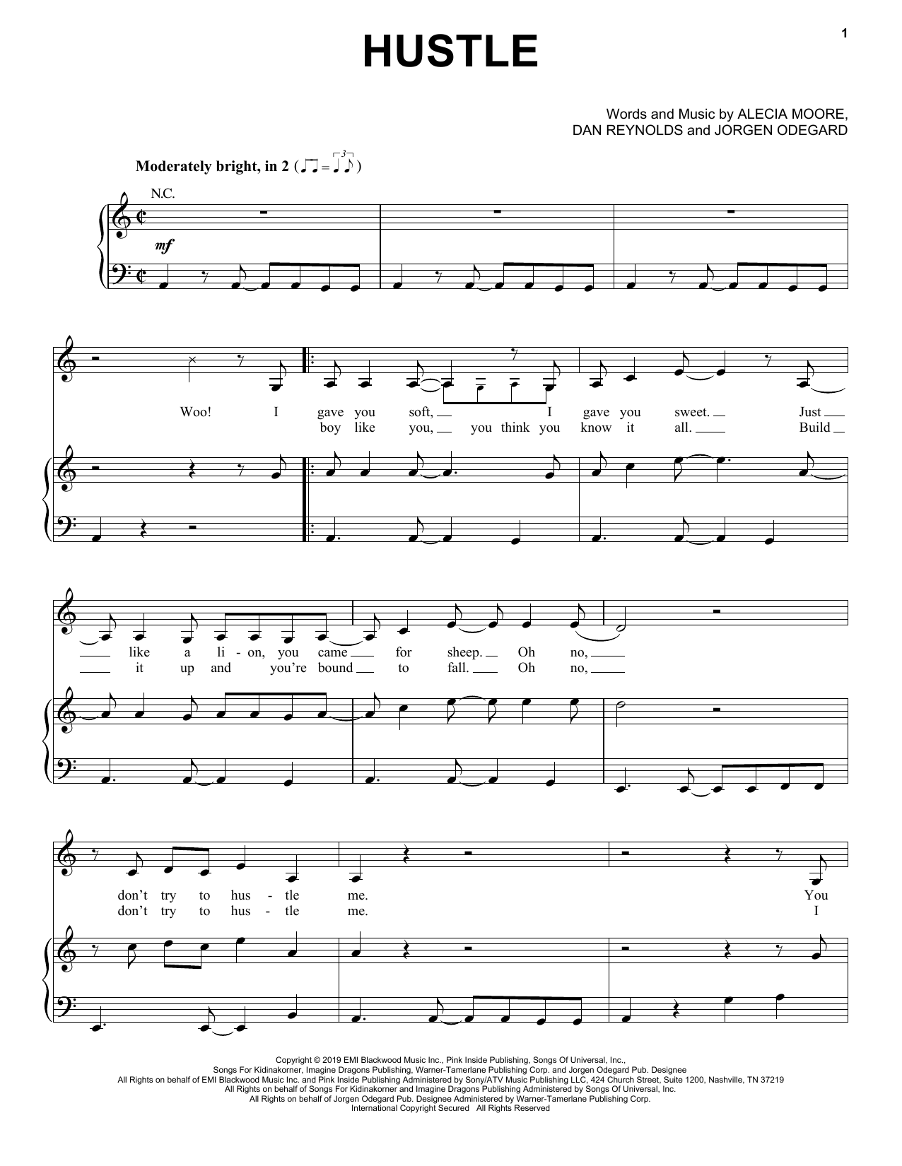 Pink Hustle Sheet Music