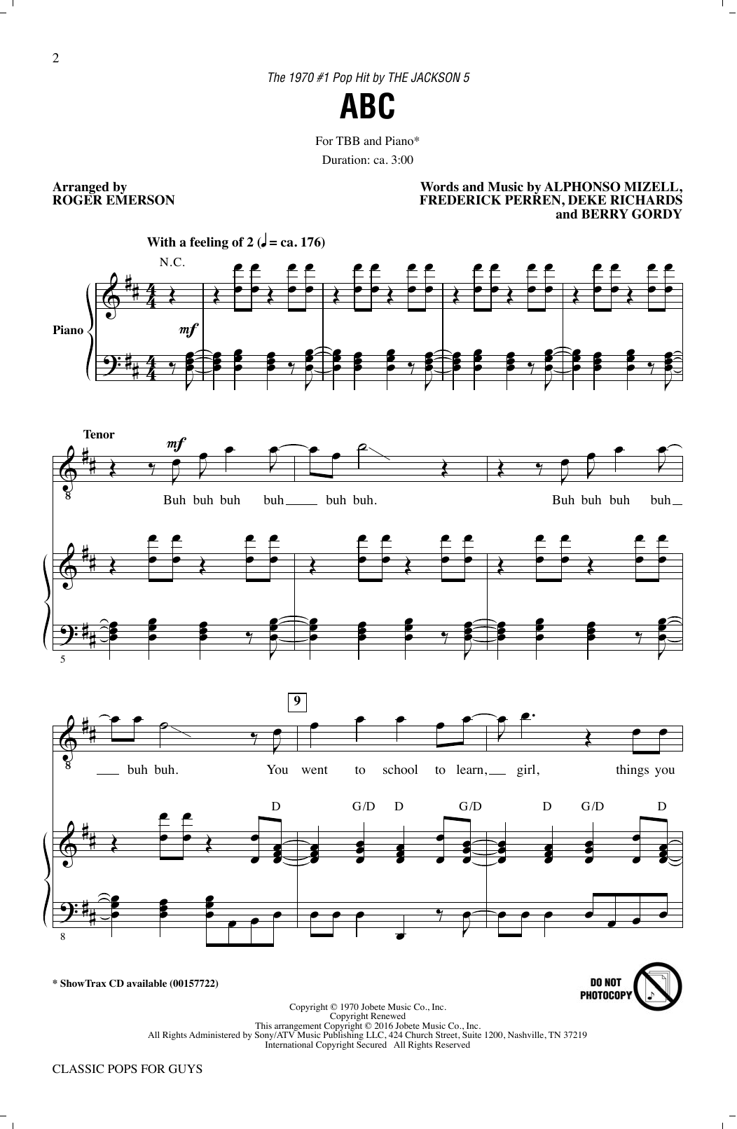 Roger Emerson Classic Pops For Guys (Collection) Sheet Music