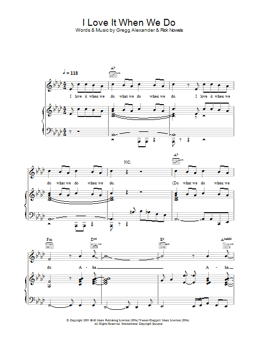 Ronan Keating I Love It When We Do Sheet Music