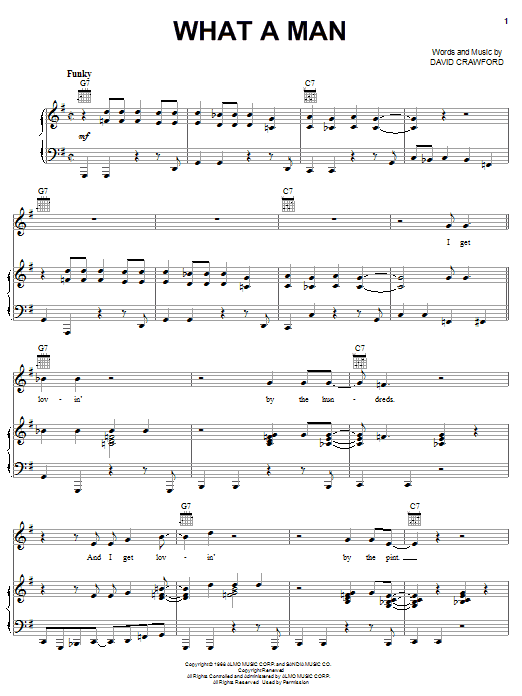 Salt-N-Pepa What A Man Sheet Music