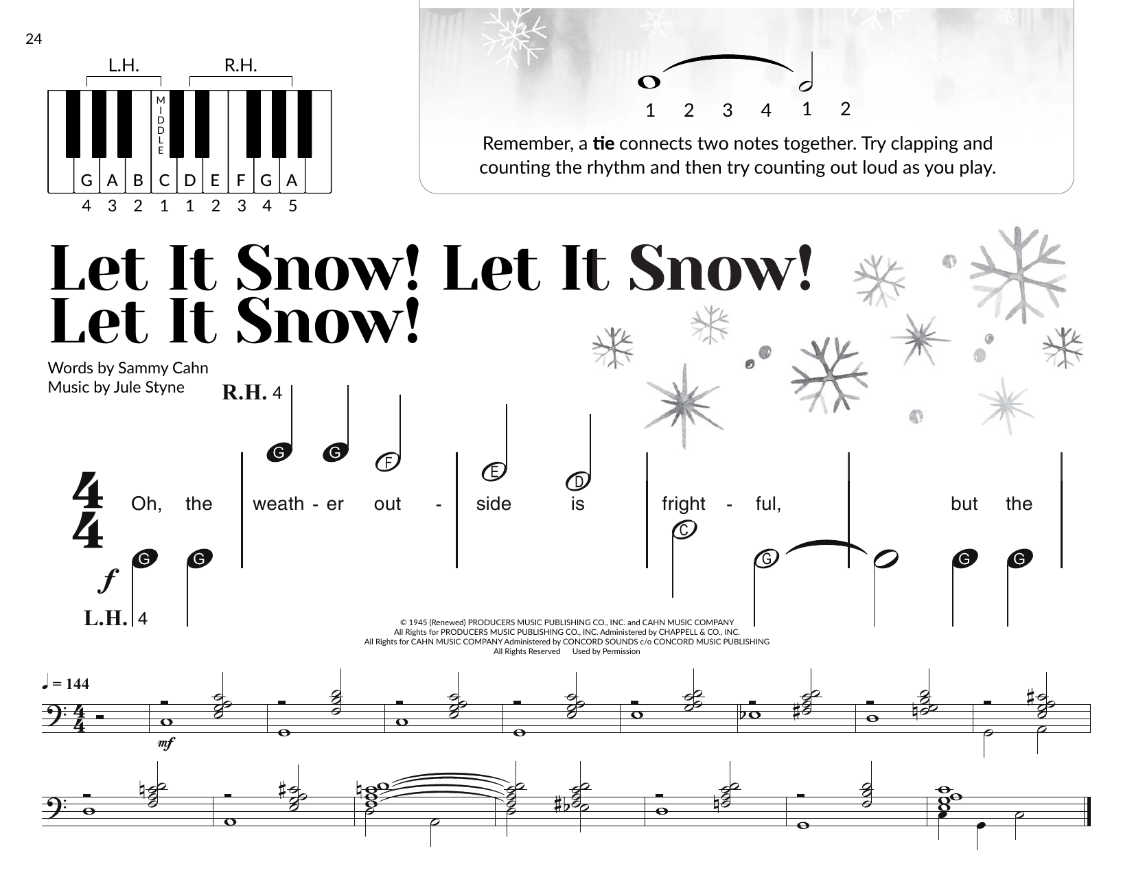 Sammy Cahn Let It Snow! Let It Snow! Let It Snow! (arr. Brittany McCorriston) Sheet Music