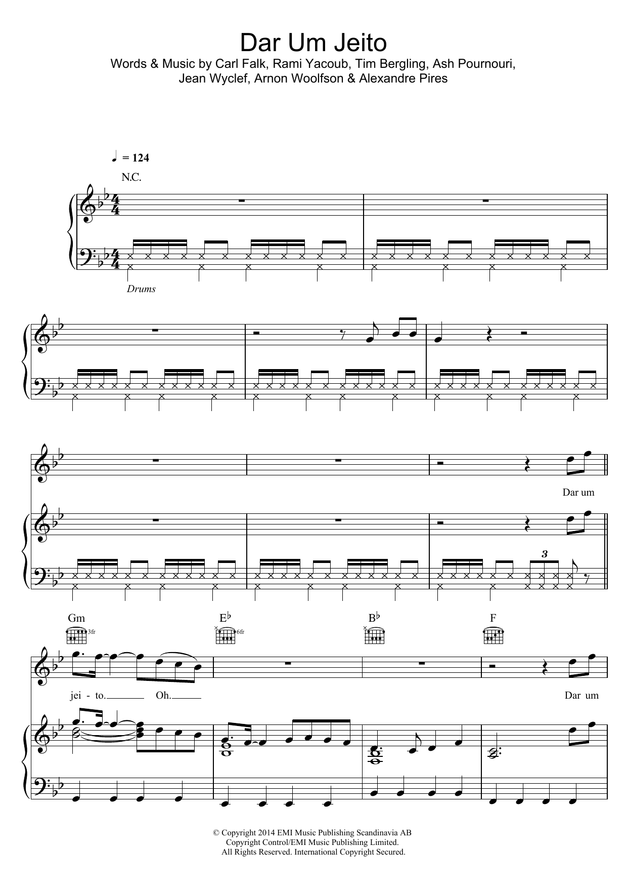 Santana Dar Um Jeito (We Will Find A Way) Sheet Music