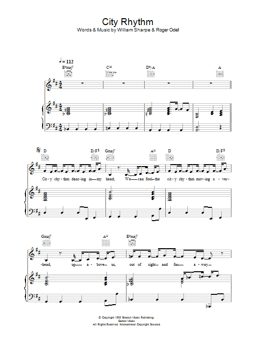 Shakatak City Rhythm Sheet Music