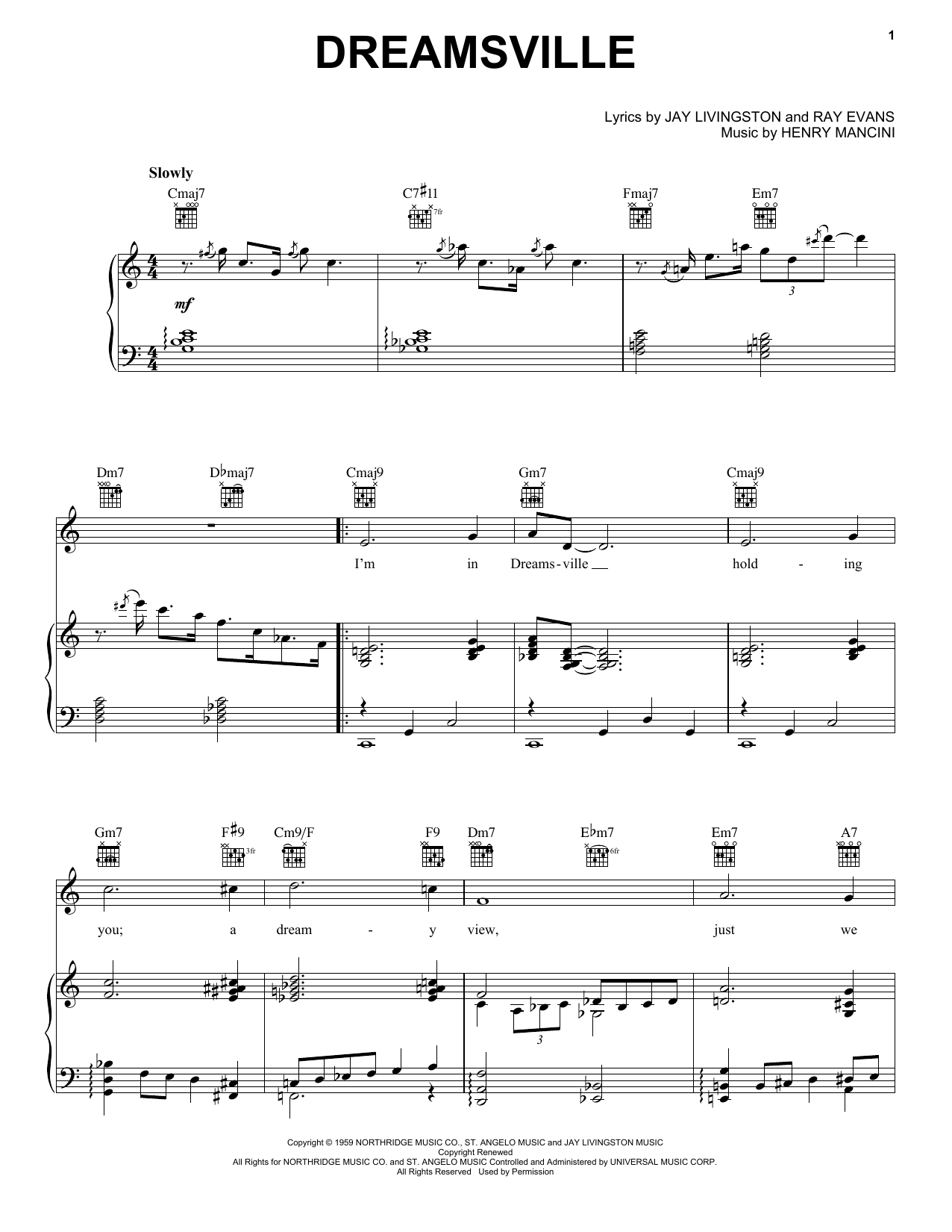Stacey Kent Dreamsville Sheet Music