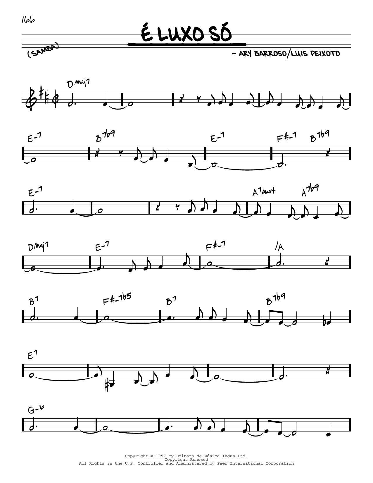 Stan Getz É Luxo Só Sheet Music