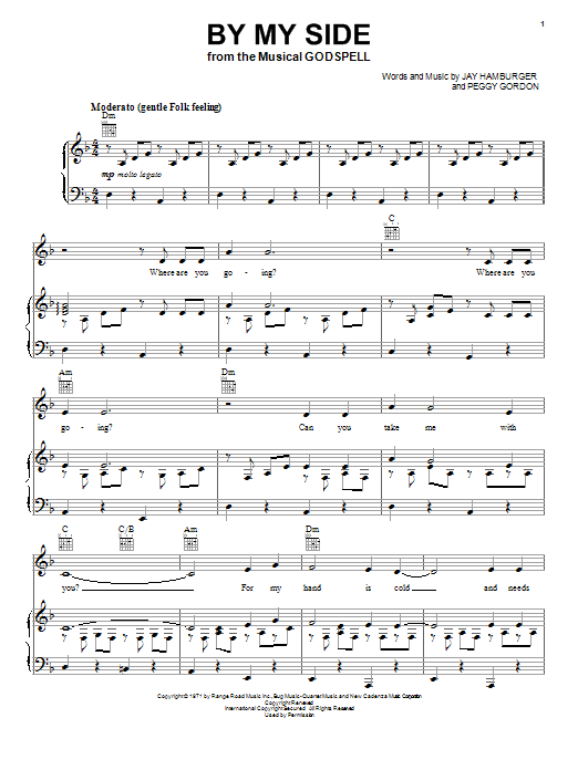 Stephen Schwartz By My Side Sheet Music