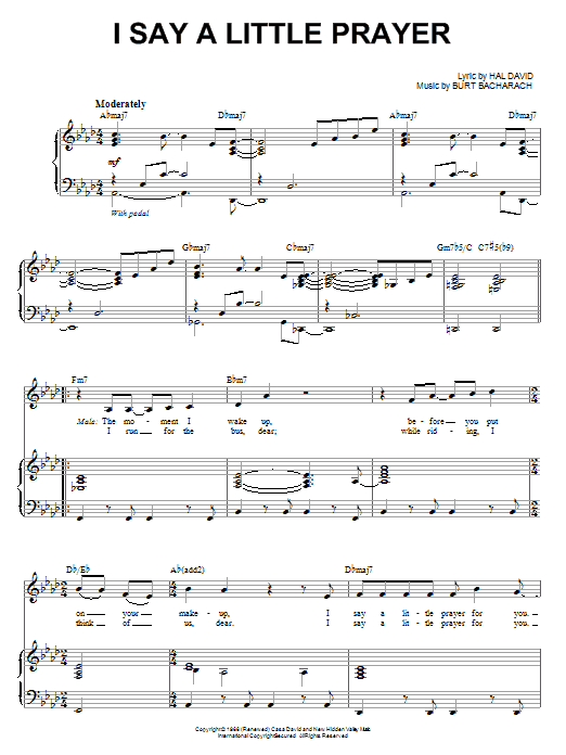 Steve Tyrell I Say A Little Prayer Sheet Music