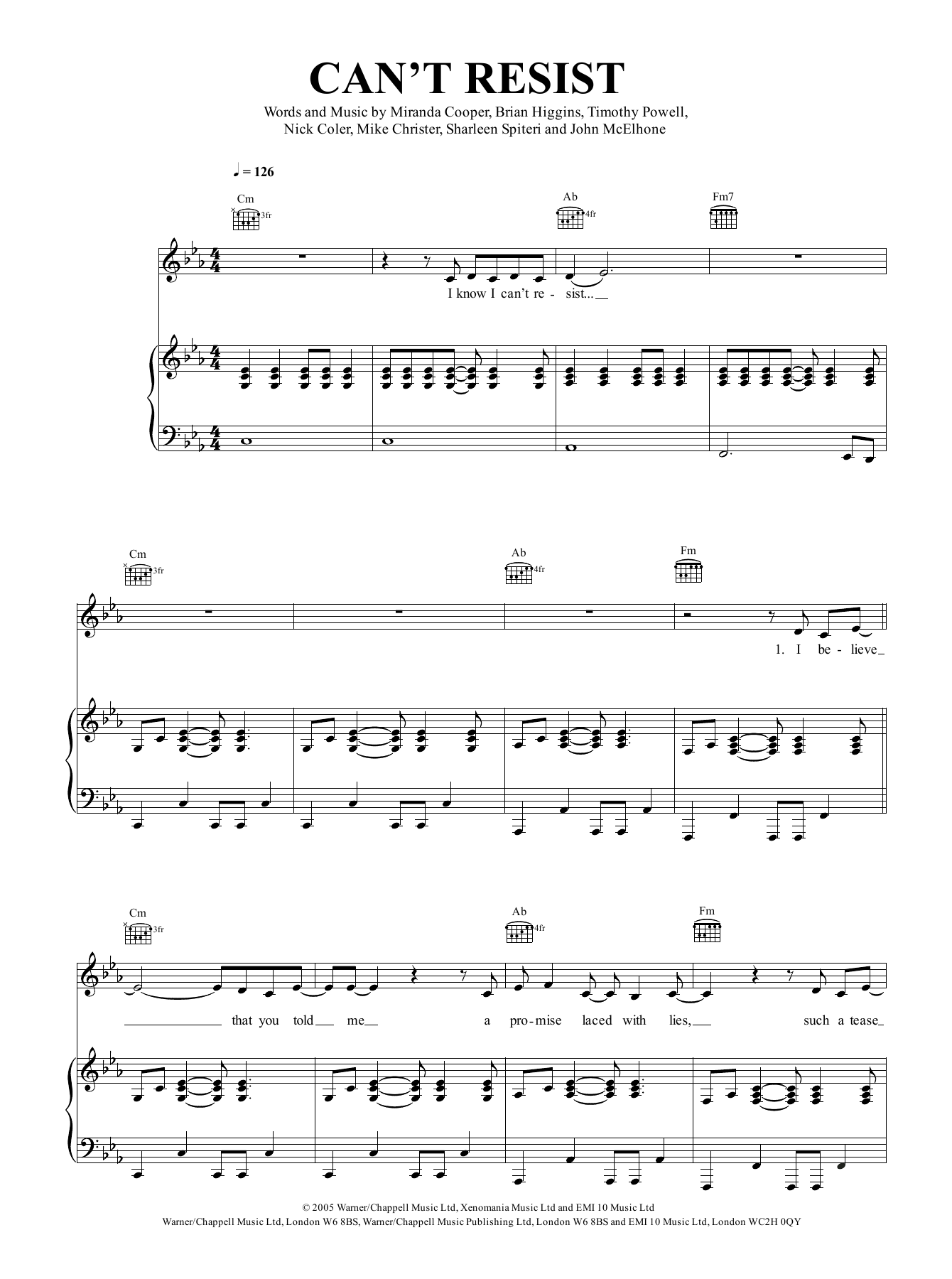 Texas Can't Resist Sheet Music
