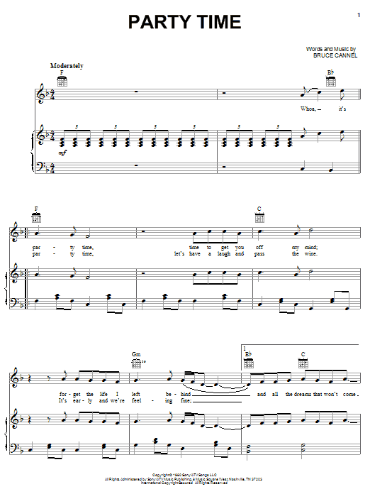 T.G. Sheppard Party Time Sheet Music